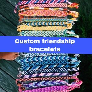 Custom friendship bracelets